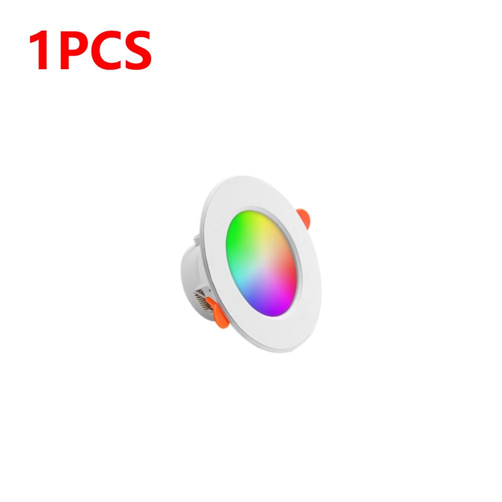 1-10 шт. RGB светодиодный даунлайт 10 Вт Tuya Bluetooth умный потолочный светильник GB+CW+WW диммируемый прожектор голосовое управление для Alexa Google Home