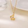 Butterfly Necklace Women's Exquisite Fashion Versatile Gold Store Butterfly Necklace Supply