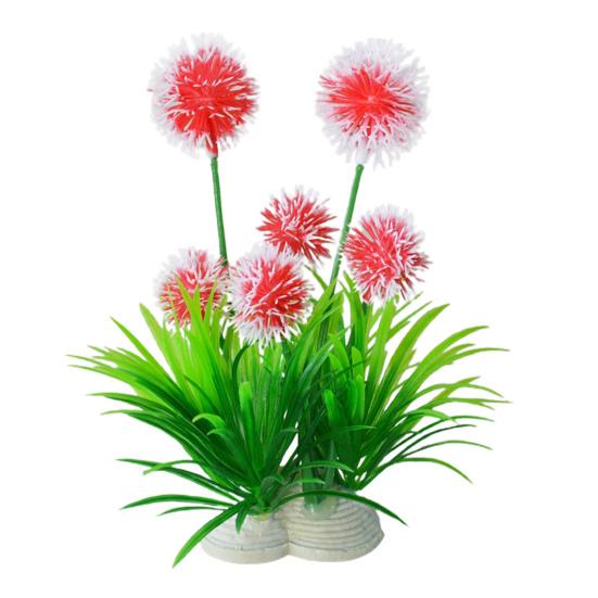 Яркий аквариумный орнамент Яркий неувядаемый аквариум для рыб, водных растений, аквариумный орнамент