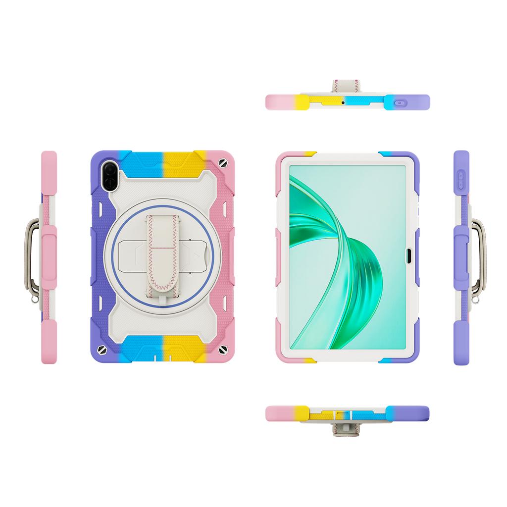 Чехол для Honor Pad X9/X8a с подставкой, ручным ремешком, из ПК+силикона, чехол для планшета