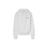Off-White SS22 Однотонный свитер с капюшоном, унисекс, топы, белый OMBB097C99FLE0040110