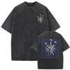 Christian Religious Series Jesus Vintage Washed T-shirt Men Women Gothic Rock Oversized Short Sleeve T Shirts Hip Hop Streetwear