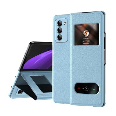 Роскошный кожаный чехол для полной защиты тела для Samsung Galaxy Z Fold4 Fold 3 5g Fold3 Fold2 Fold 4 2 Zfold4 матовые чехлы