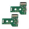 2x USB-разъем для зарядки, 12-контактная плата JDS 030 для контроллера 4