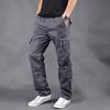 Мужские повседневные брюки, комбинезоны, прямые брюки с несколькими карманами для активного отдыха, большие размеры