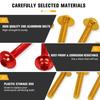 195pcs Fairing Screws Bolt Kit for Suzuki GSXR600 GSXR1000 Hayabusa GSX1300R GSX600F GSX750F SV1000 SV650 TL1000R/S DL650 DL1000