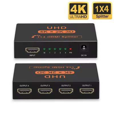4K HDMI сплиттер-коммутатор 1 вход 4 выхода HDMI-совместимый сплиттер-усилитель HDCP 1080P двойной дисплей для HDTV DVD PS3/4 Xbox