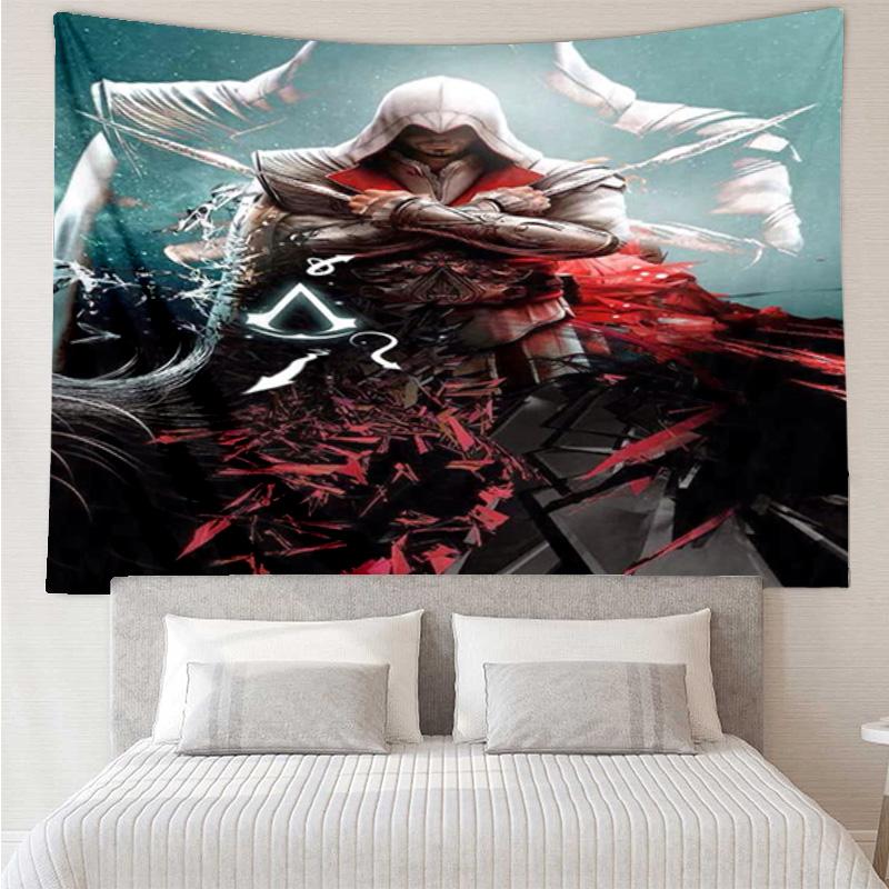 Assass Warrior Tapestry Hanging for Bedroom,Livingroom, Playroom,Decor Art Room Wall Tapestry Holiday and Birthday Gifts