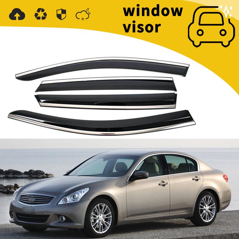 13-15 Infiniti G37 JX35 ESQ Декоративные козырьки от дождя на окна автомобиля