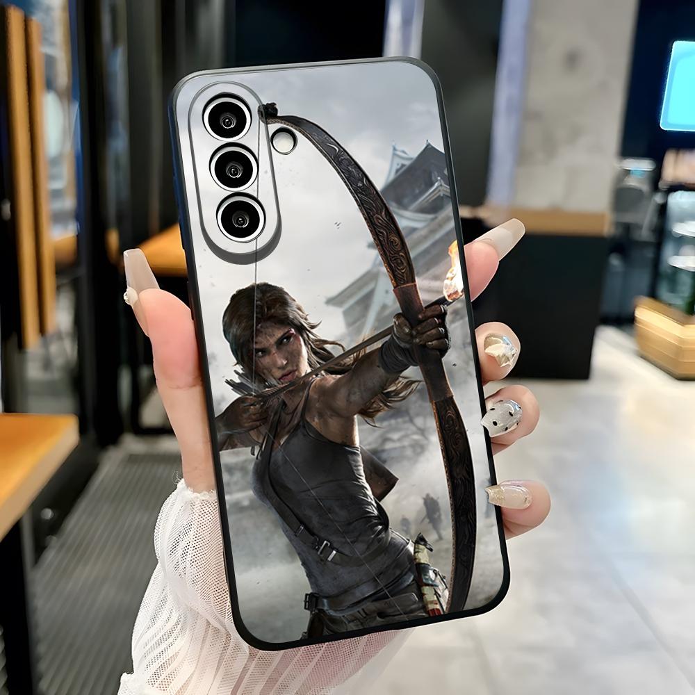Чехол для телефона T-Tomb Raider для Samsung S26 S25 Plus S20 S20 Plus S22 Ultra S23 FE S21 Plus S21 Ultra Мягкий чехол
