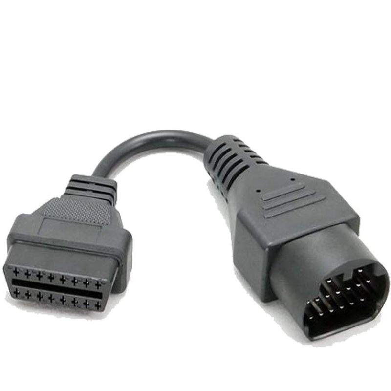 17-контактный на 16-контактный кабель OBDII OBD2, диагностический разъем адаптера для автомобильных аксессуаров Mazda