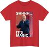 Футболка с надписью Bob Mortimer Shhhh Its Magic S M Sаркастичная Забавная Легенда Британский Мем Подарок