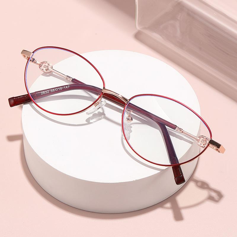 Fashion Metal Frame Presbyopia Luxury Brand Glasses Senior Sense Of Middle-Aged Reading Glasses Men'S Glasses Women'S Eyepieces