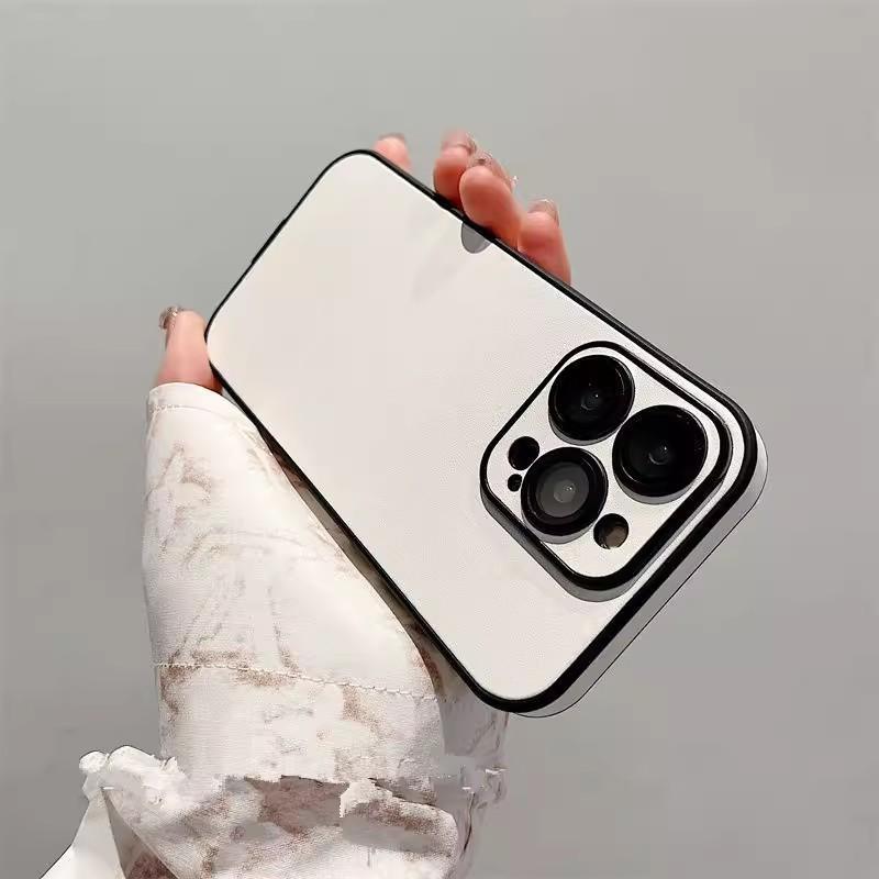 Применимо к iPhone11promax, однотонный липкий кожаный чехол для мобильного телефона Apple 11, полноразмерный, со своей защитной пленкой для объектива, простой и креативный