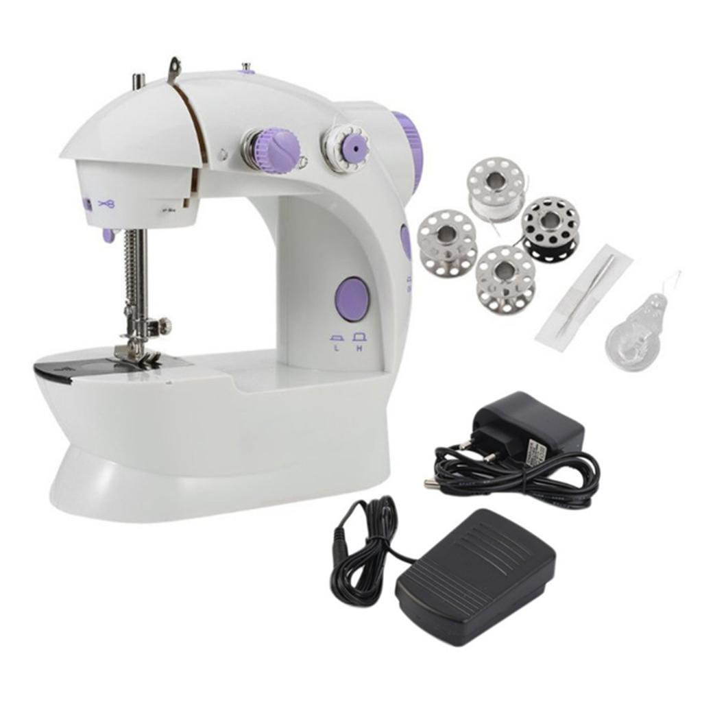 Домашняя мини-швейная машинка Многофункциональная портативная электрическая швейная машинка для начинающих