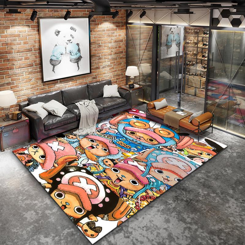 One Piece Tony Tony Chopper Carpet Rug For Living Room Bedroom Home Sofa Decoration,kids Play Nonslip Floor Mat