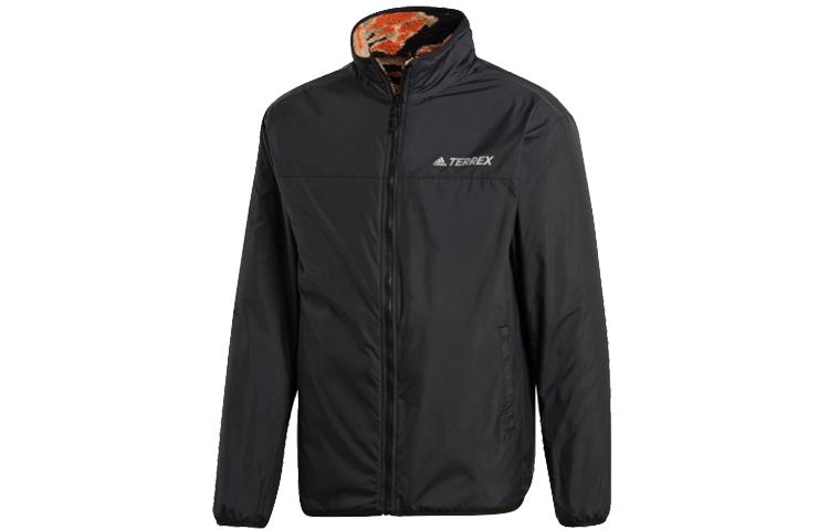adidas Мужская куртка SHERPA Оранжево-красная и цветная GE9897