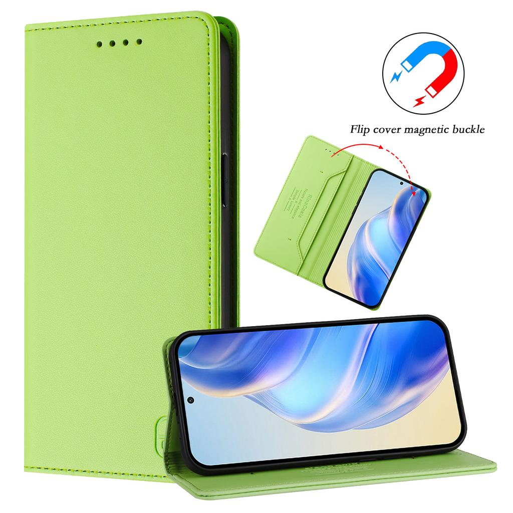 For Motorola Moto G75 5G Leather Case RINACASIS RC01 Phone Cover with RFID Blocking Wallet Stand