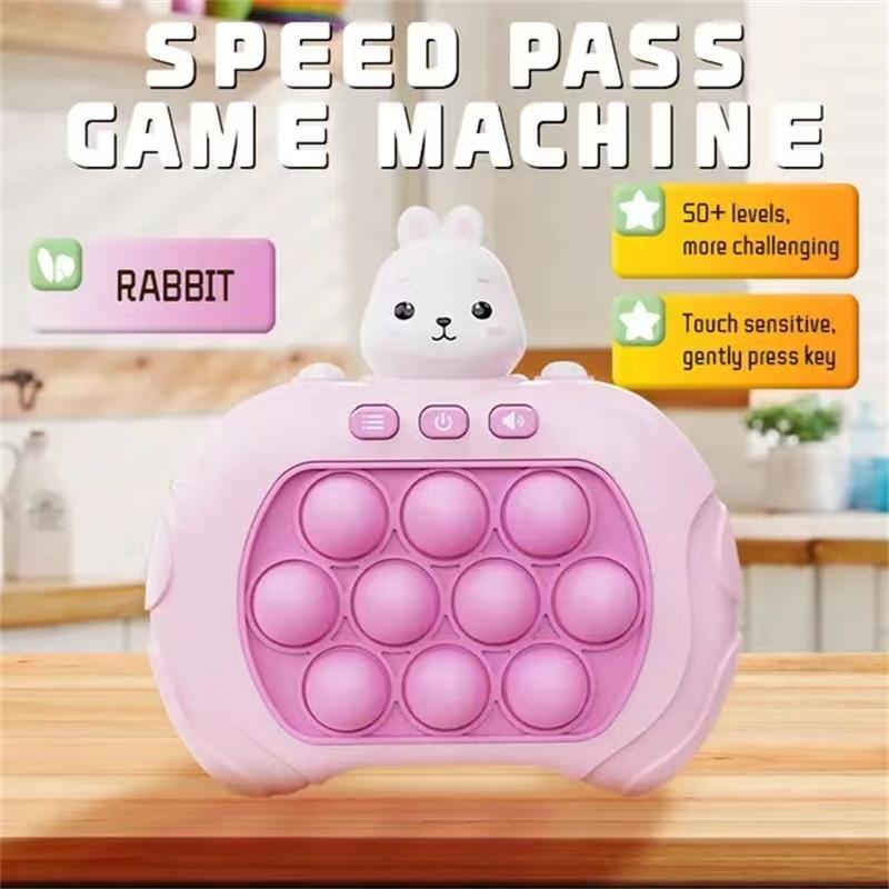 Игровая машина с быстро нажимаемыми пузырями, детская мультяшная забава, игрушки для сжимания Whac-A-Mole, сенсорные игрушки-пузыри для снятия стресса, рождественский подарок