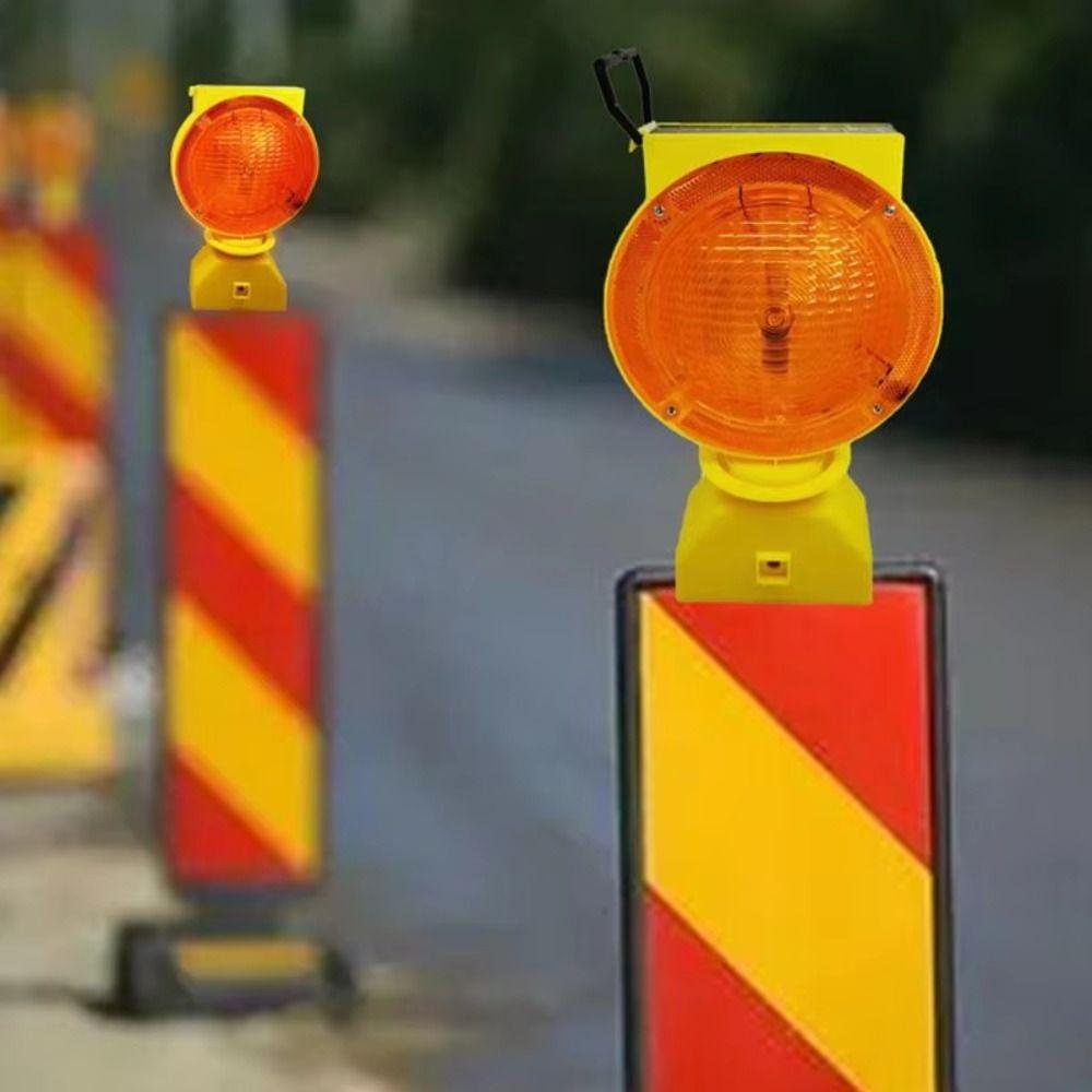 Energy Saving Solar Industrial Warning Lights Safety Sign for Construction Factory