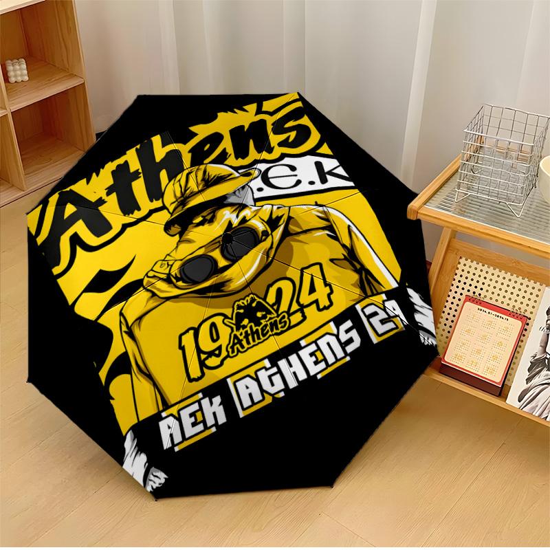 AEK Athens Printed umbrella lightweight for travel camping and leisure a musthave for family holidays and birthday gifts