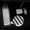 LHD Auto Interior Stainless Steel Rest Footrest Foot Pedals for Tesla Model Y/3 for Interior Protection Accessories