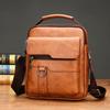 Brand Men Shoulder Bag for 9.7" iPad Men PU Leather Flaps Men's Crossbody Bags Business Flap Male Solid Messenger Bag Travel Bag