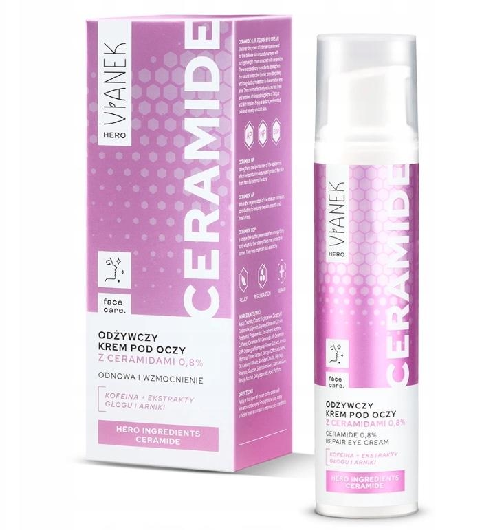 Vianek Ceramide Nourishing Eye Cream with 0.8% Ceramides, 15ml