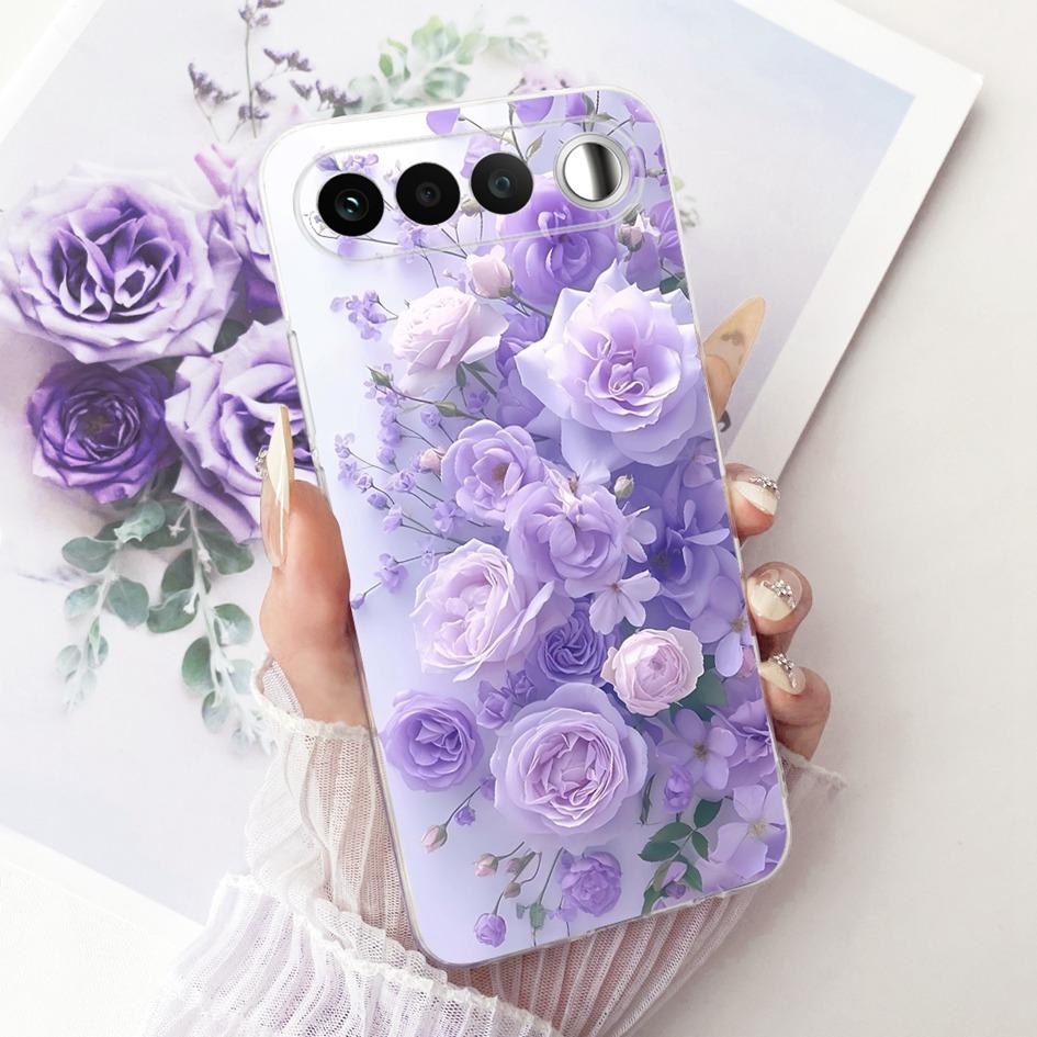 Чехол для Realme 16 5G 2026 Милый Мультяшный Рисунок Мягкий Прозрачный Силикон Ударопрочный Тонкий Чехол-Оболочка для Телефона Realme16 RMX5171