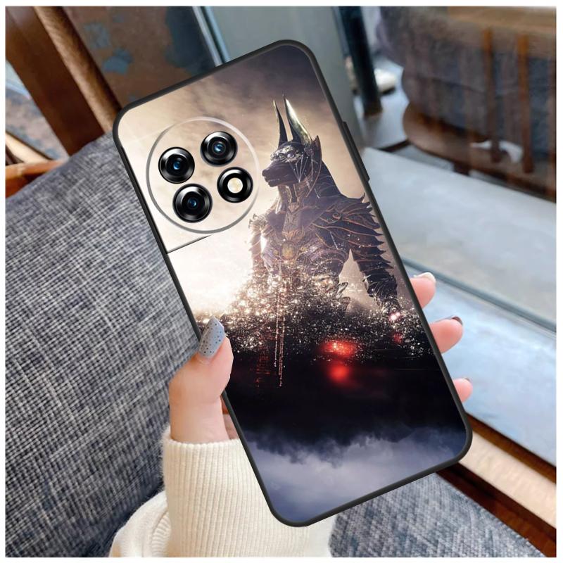 Кейс Анубис Анх Фараон Для OnePlus 13 15 13R 13T 12 12R 11 9 10 Pro 10T 8T Nord 5 CE 2 3 4 Lite N20 N30 Чехол