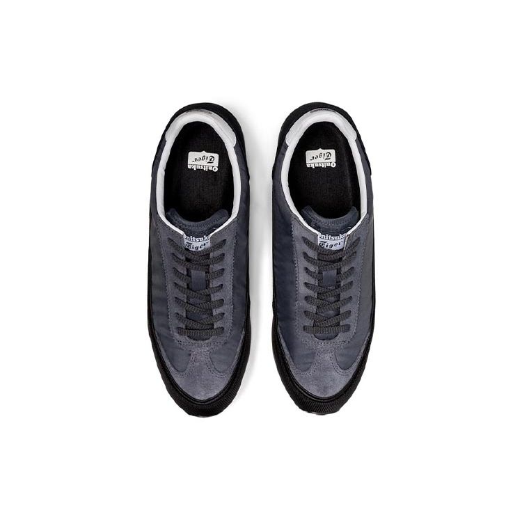 ONITSUKA TIGER Hsinti Холщовые Легкие Удобные Амортизирующие Нескользящие Низкие Повседневные Кроссовки Унисекс Серый Черный 1183A387-044