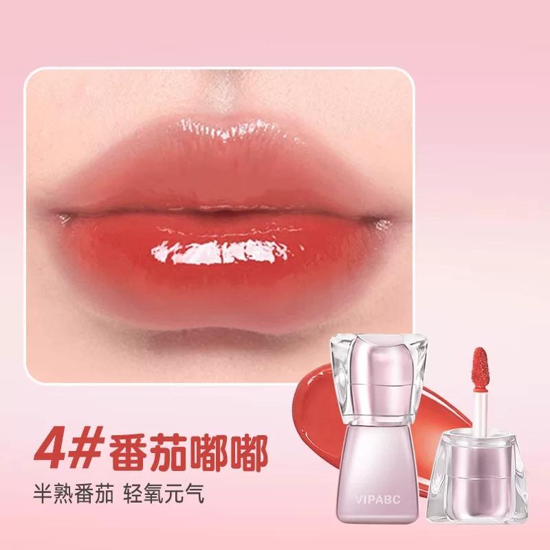 Mirror-Like Water-Gloss Lip Glaze, Non-Fading, Non-Stick, Moisturizing, Nude Lipstick for Students, Genuine Official Flagship Store