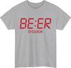 Funny beer o clock unisex tshirt  digital clock drinking sarcastic meme tee