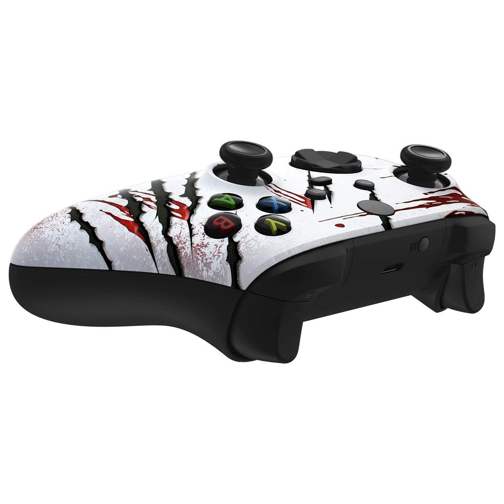 Кастомный корпус для Xbox Series с тяжелой передней панелью для Xbox Series и Xbox Core, не eXtremeRate's X/S, вдохновленный хоррором