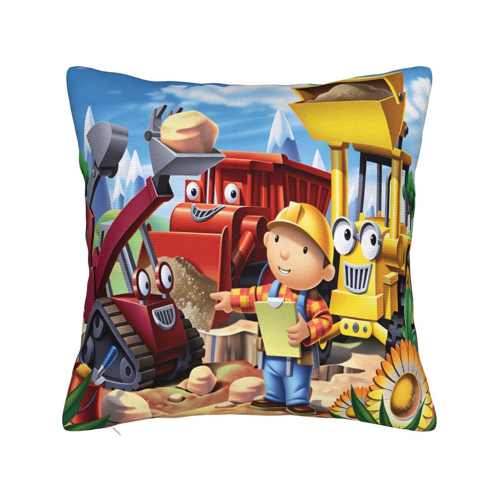 Наволочка Мультяшная B-Bob B-Builder Квадратная Наволочка Для Дивана Спальни Домашний Декор Смешные Наволочки