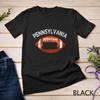Pennsylvania US State Football Love Vintage PENN Fans Unisex T-shirt