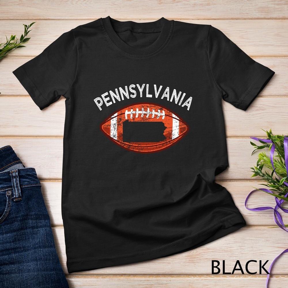 Pennsylvania US State Football Love Vintage PENN Fans Unisex T-shirt