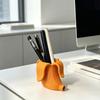 3D-печатный держатель для ручек в форме банана Компактный настольный органайзер Хранение Декорация для кистей Канцелярских принадлежностей Инструментов для макияжа