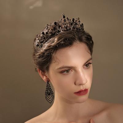 Свадебные аксессуары свадебный темперамент повязка на голову сплав барокко стразы корона фотография фото аксессуары для волос свадебный венок