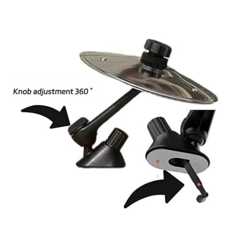 Car Cymbal Air Vent, Automotive Crash Cymbal, Clip-Type Car Air Vent, Mini Drum Crash Cymbals with Adjustable Arm, Compact Car Cymbals, Musical Instru