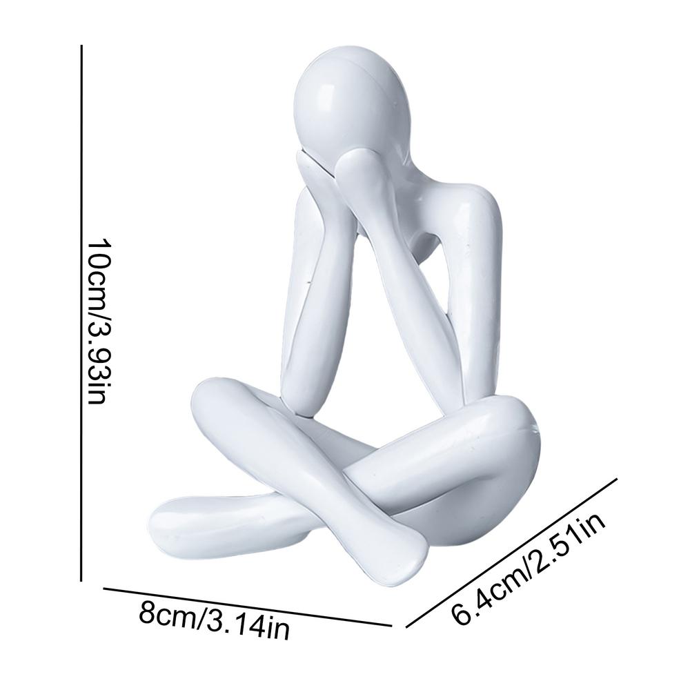 Мыслитель Абстрактные Статуи Скульптуры Фигурка Гостиная Домашний Декор Настольные Украшения
