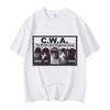 CWA The Worlds Most Dangerous Group Funny Cat Meme Graphic T Shirts Fashion Vintage Short Sleeve Tees Unisex streetwear
