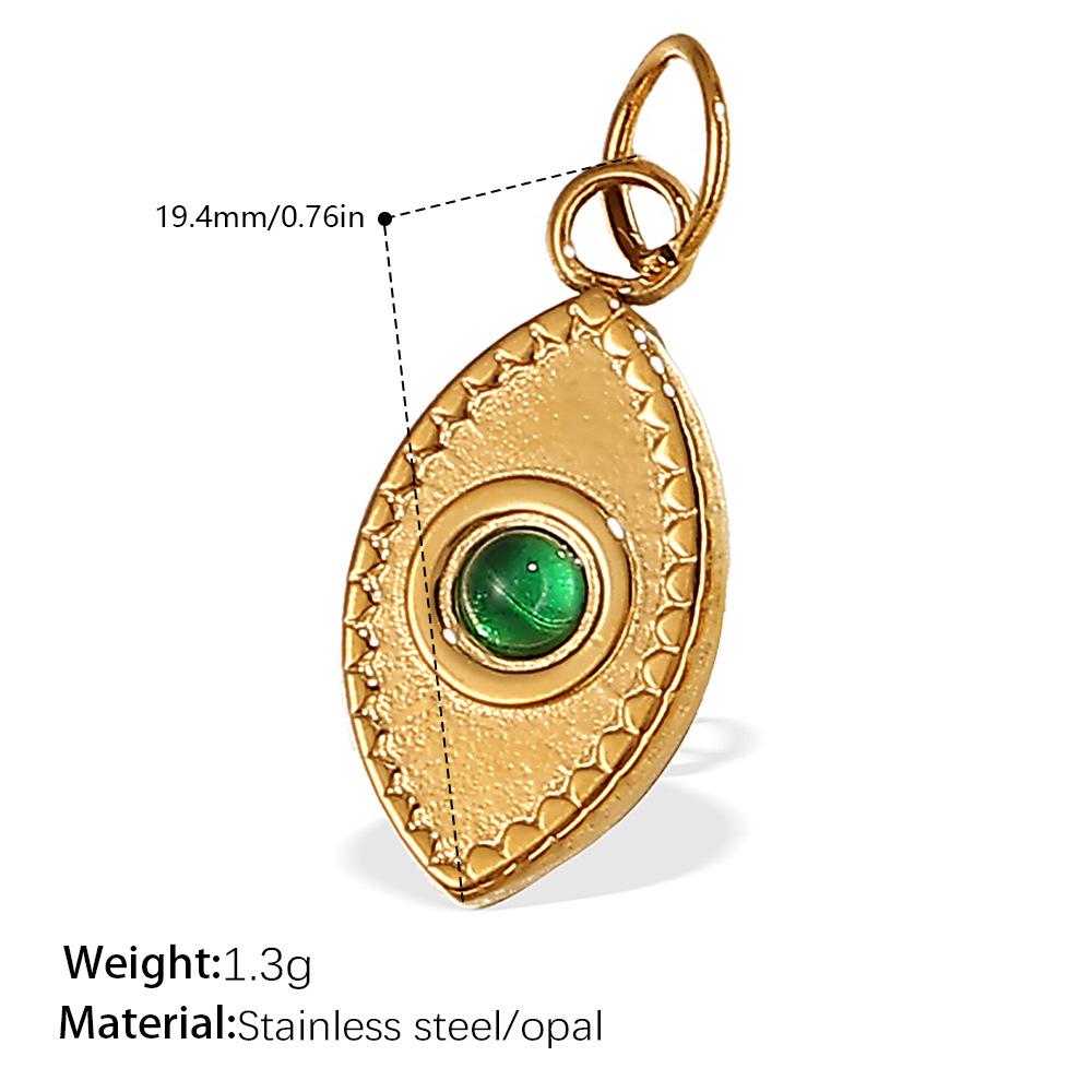 2026 DIY Кулон Ожерелье Амулеты Удачи Позолоченная Нержавеющая Сталь 18K Шармы Защита Удача Кулоны для Изготовления Украшений своими руками