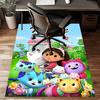 Custom Gaby's Bubble House Mat Personalized Name, Polyester Washable Indoor Entryway Rug, Gift for Christmas, Easter, Thanksgiving Day