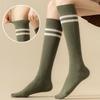 Knitted Cotton Socks Solid Color Stockings New Fashion Women Socks