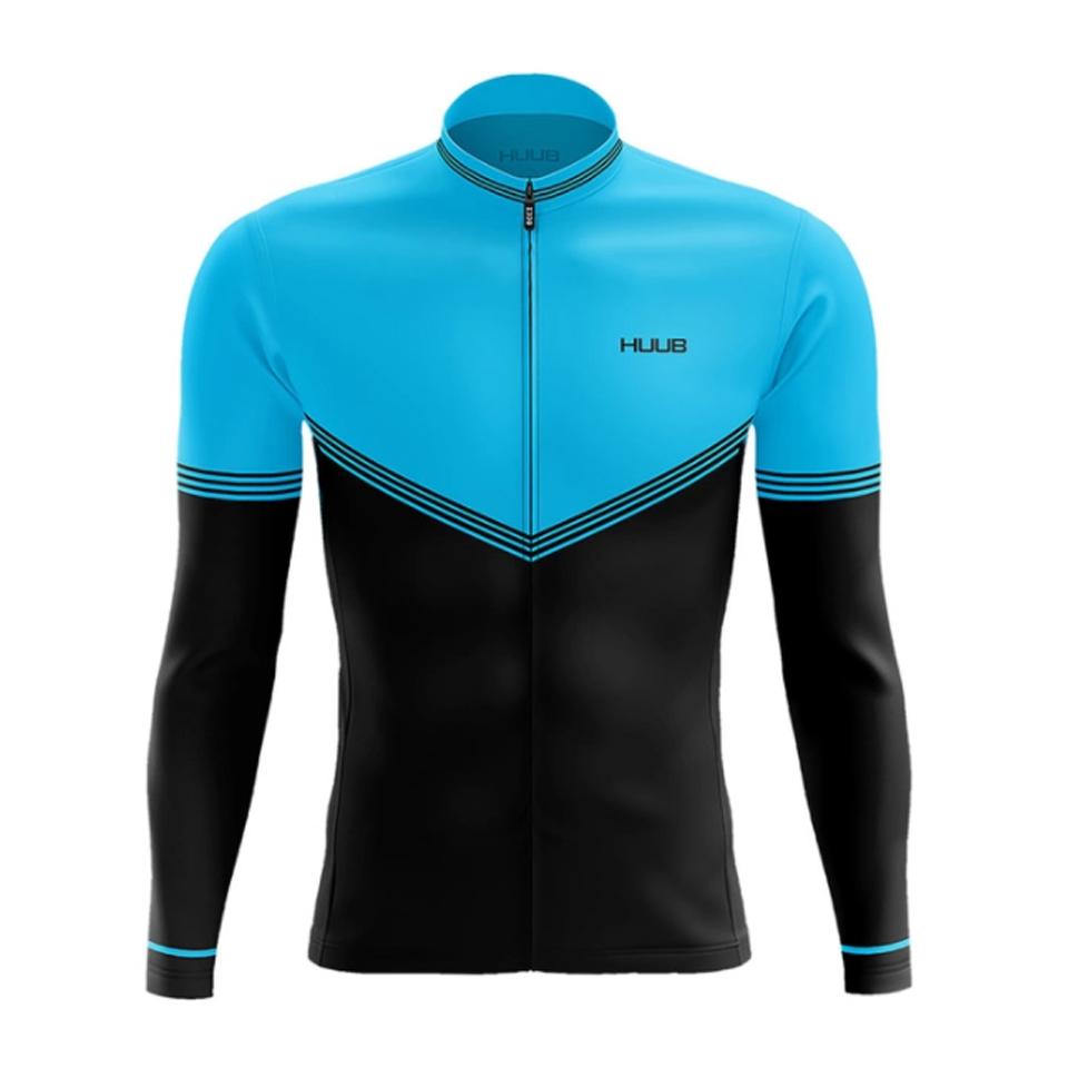 HUUB Team Autumn Cycling Jersey Men Long Sleeves Peo Cycling Clothing MTB Maillot Ropa Ciclismo Bike Sports Uniform