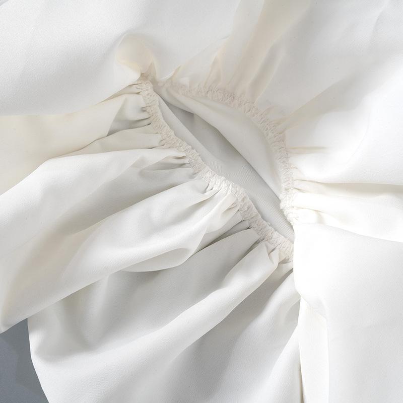 Square Neck Tank Tops For Women Sleeveless Backless Crop Top With Peplum Bubble Hem Summer Top Black White