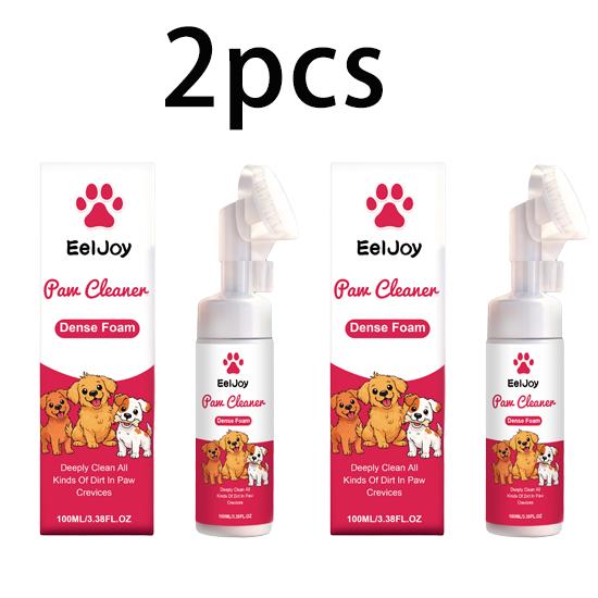 EelJoy pet paw cleaner has delicate foam, rich and fresh fragrance, easy to clean up cats and dogs every day 100ml