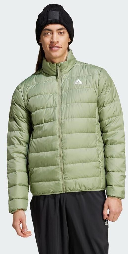Adidas Essentials Light Down Jacket (IX8912) зимняя куртка зеленая