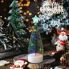 3Pcs/Set Mini Ornaments Small Pine Trees Lights Glowing Christmas Tree Light  Party